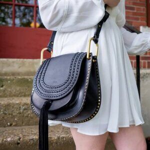 Chloe Hudson Crossbody Bag - Black